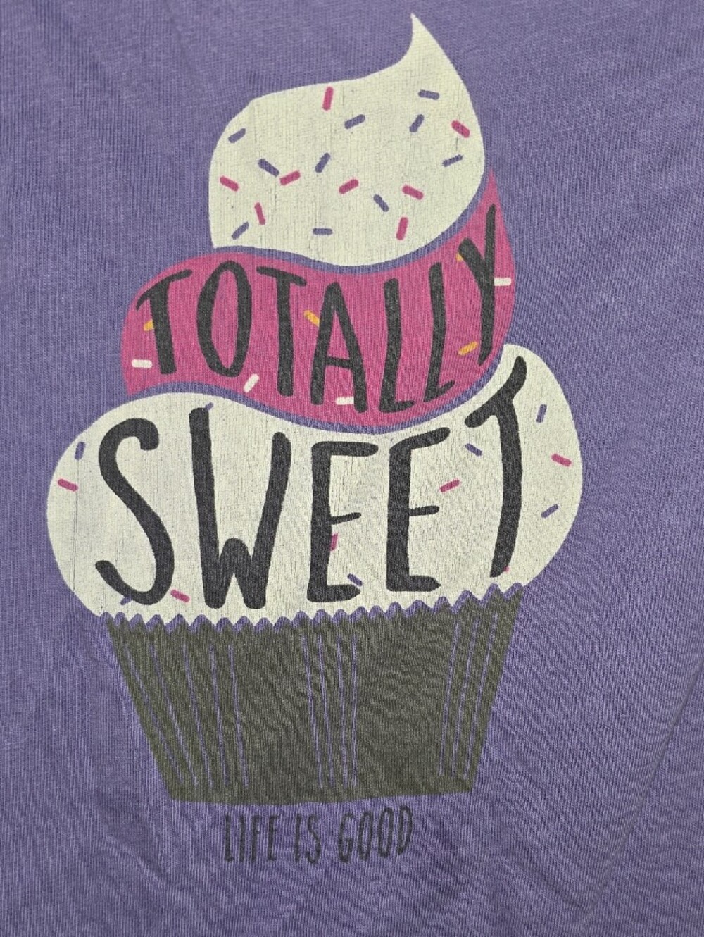 Life Is Good Purple 'Totally Sweet' Long Sleeve Tee for Girls